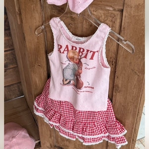 【即納】bunny lace tank