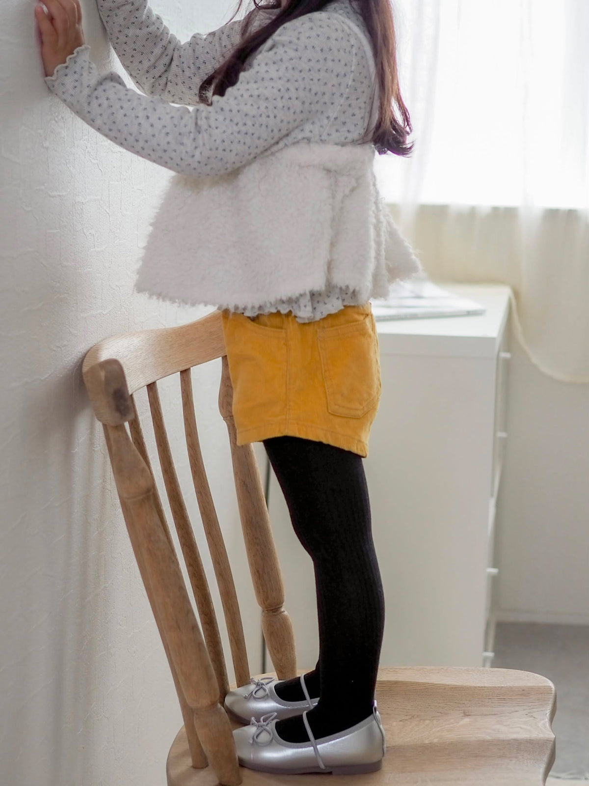 【即納】Cable Knit Tights