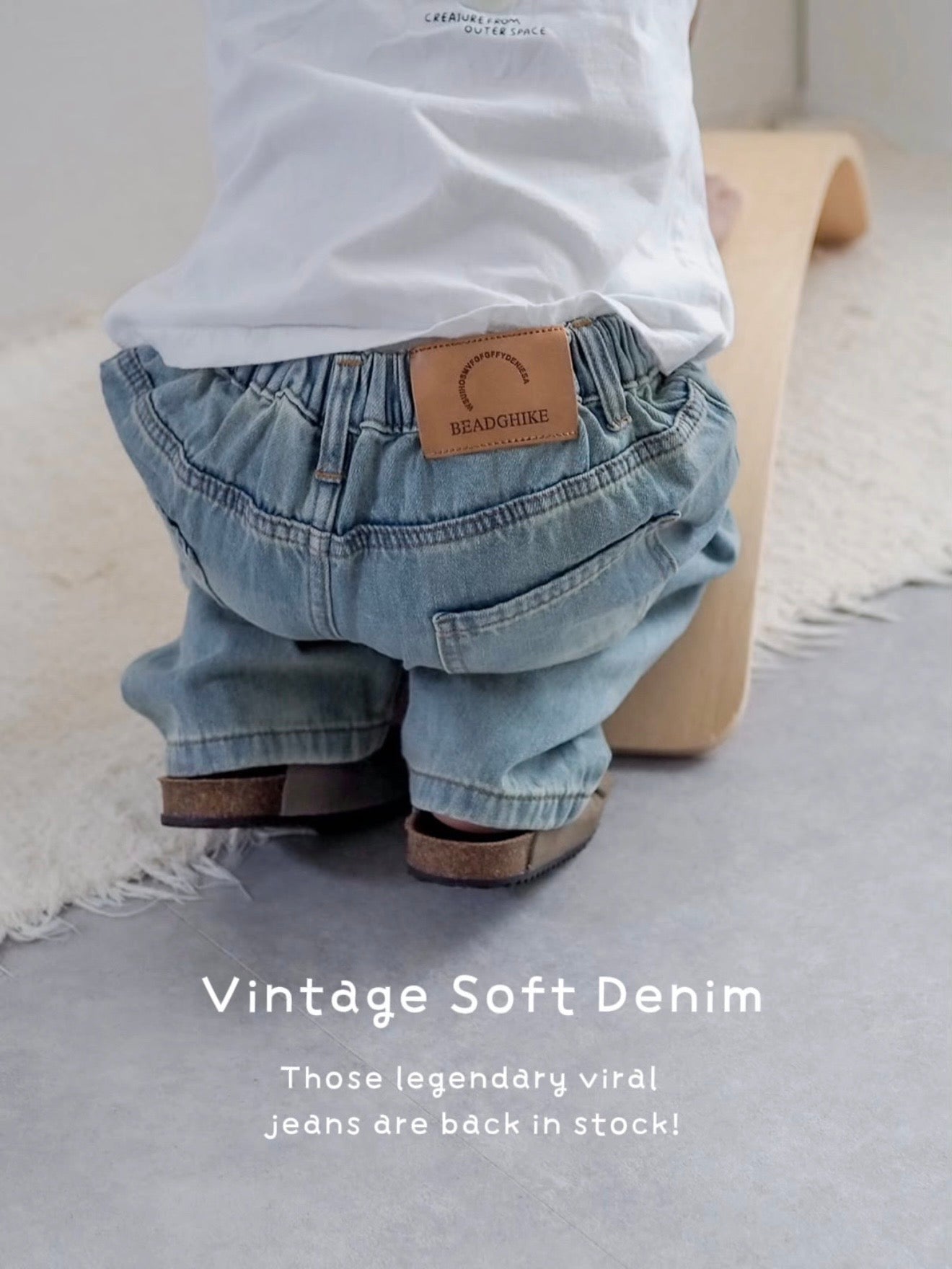 【即納】Vintage Soft Denim