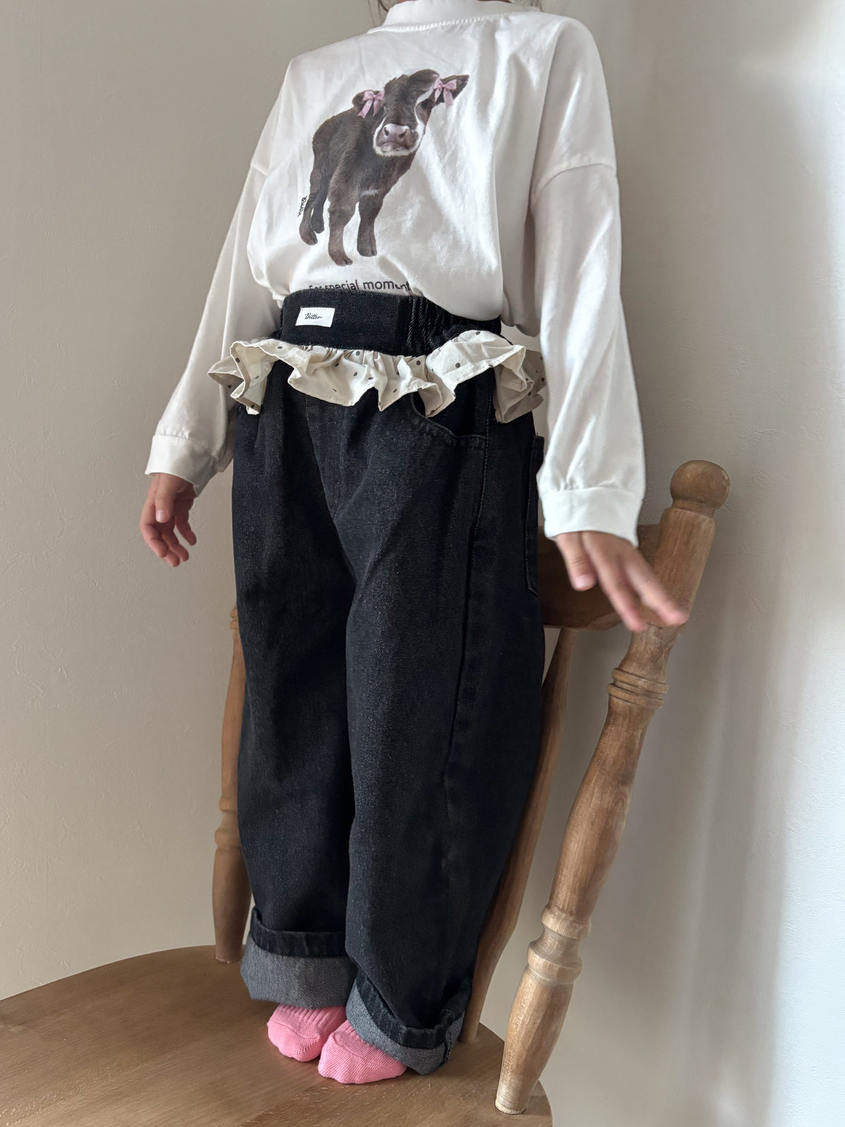【即納】 Frill Daily Denim