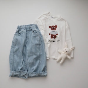 【即納】Stripe Kids Denim