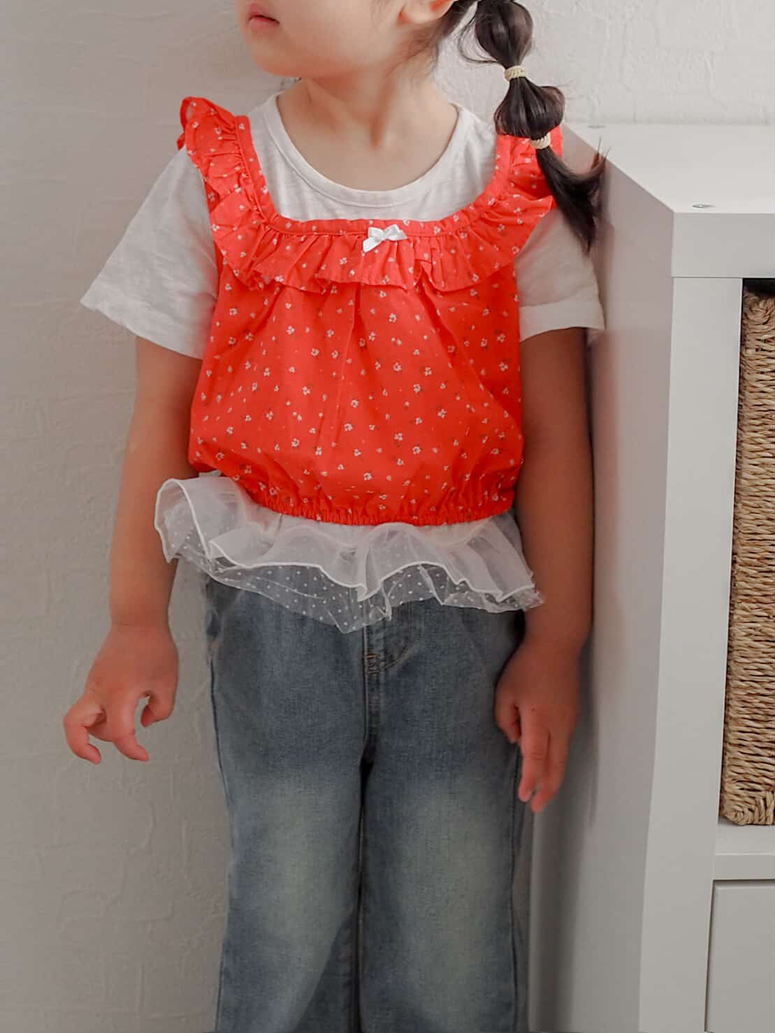 【即納】Sunny Bloom Frill Blouse