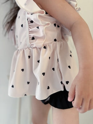 【即納】noir cream frill set