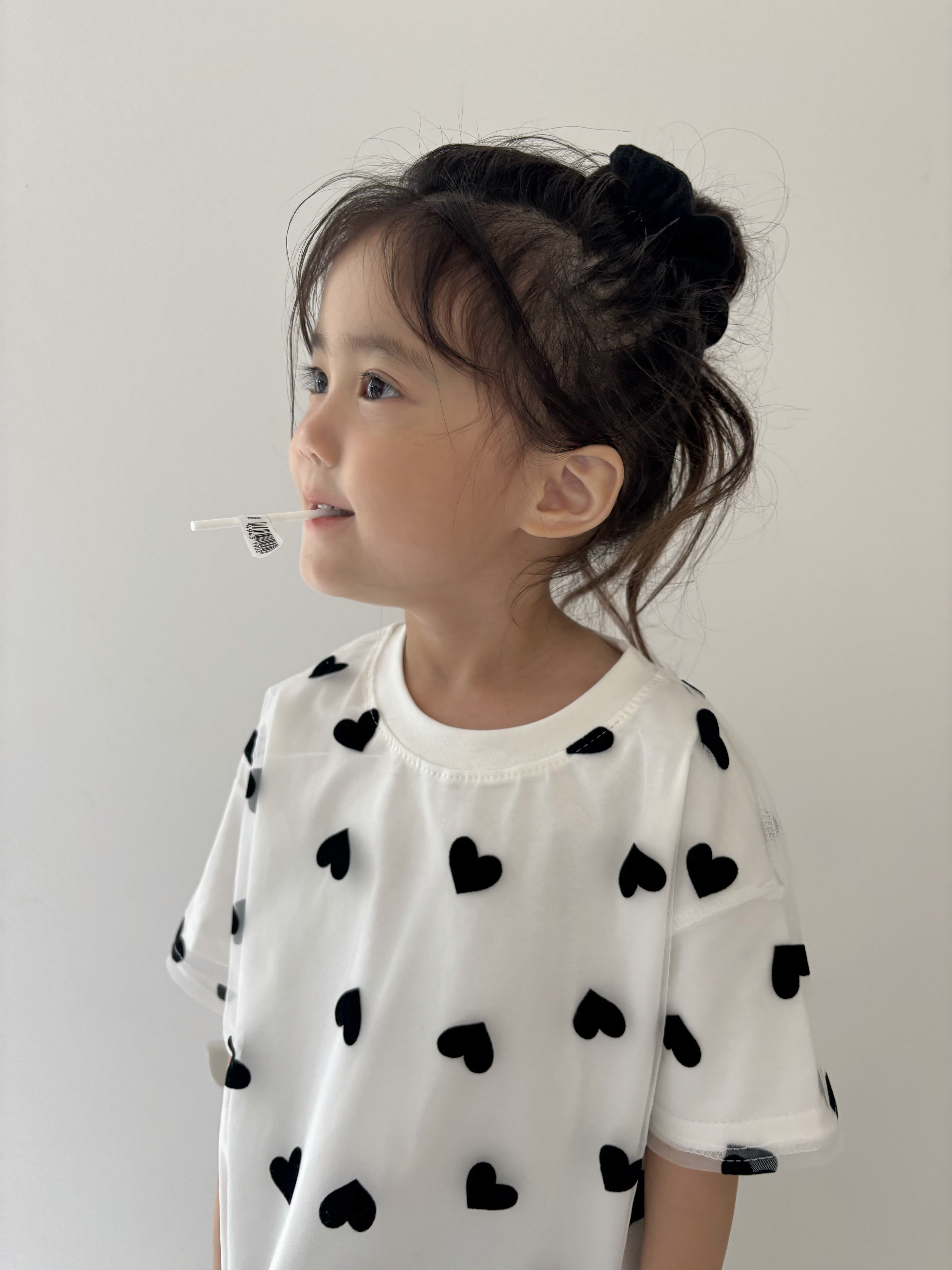【予約】Heart tulle tee