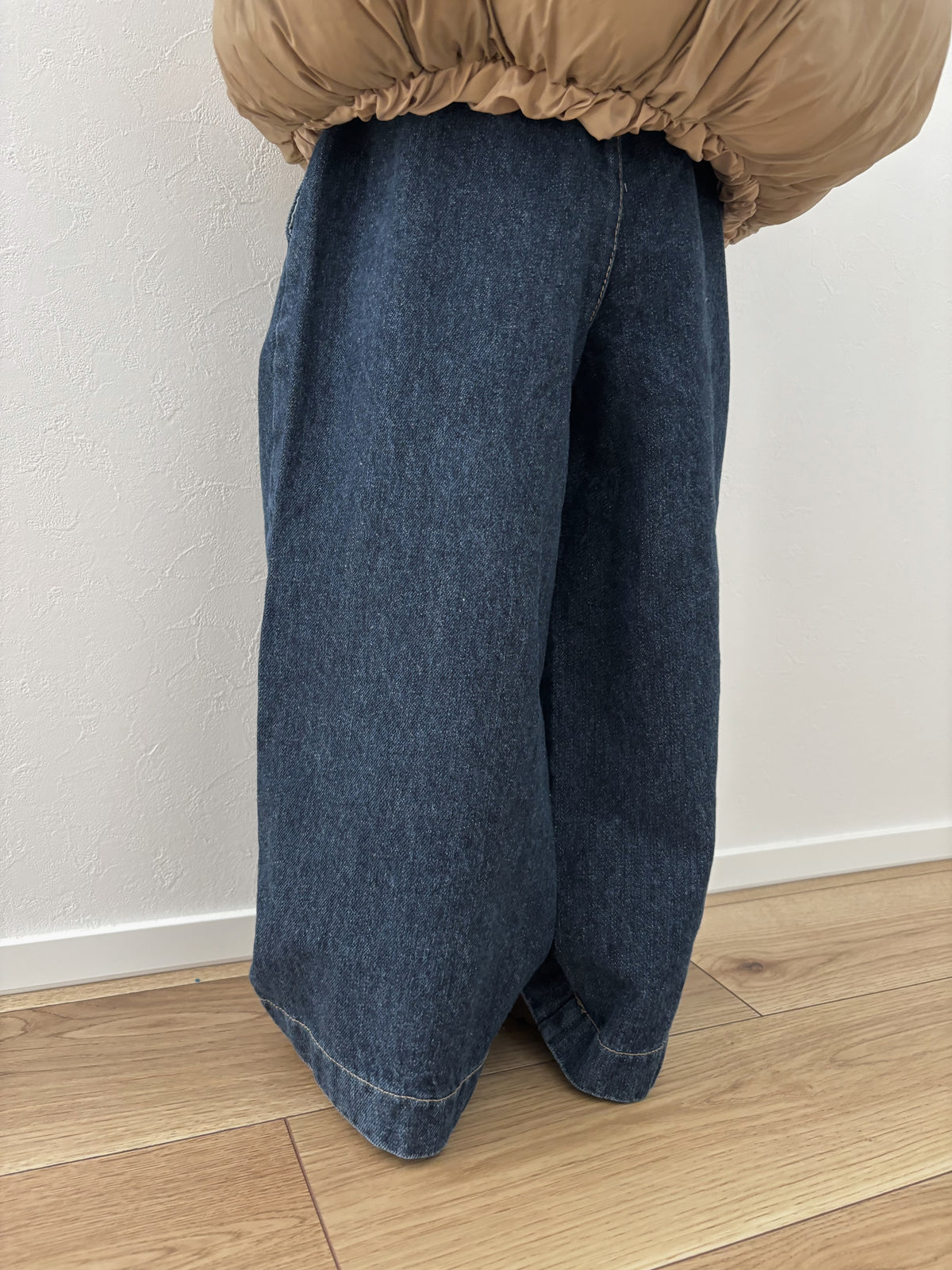 【即納】Frill Waist Denim