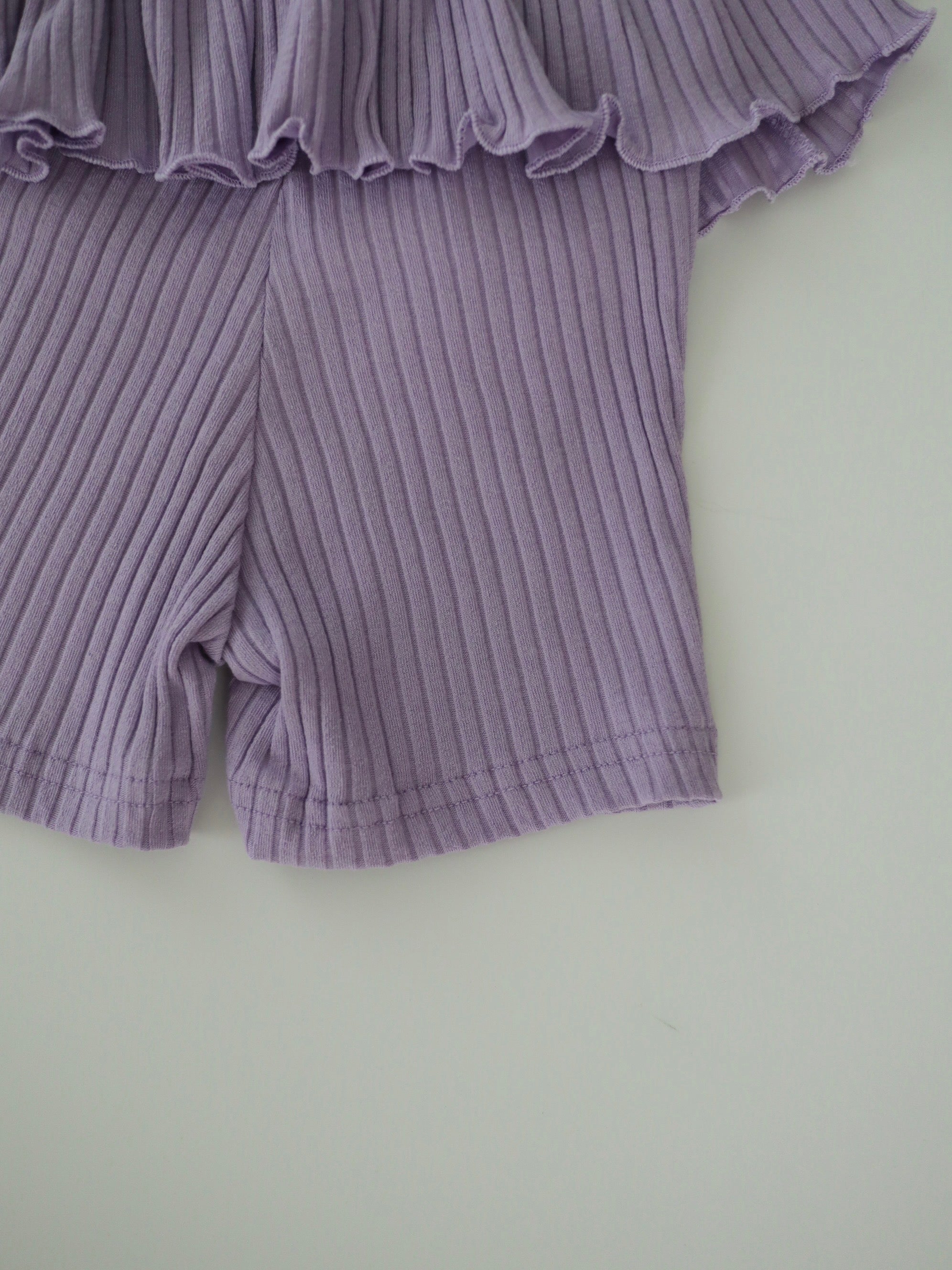 【即納】Frill Rib Leggings