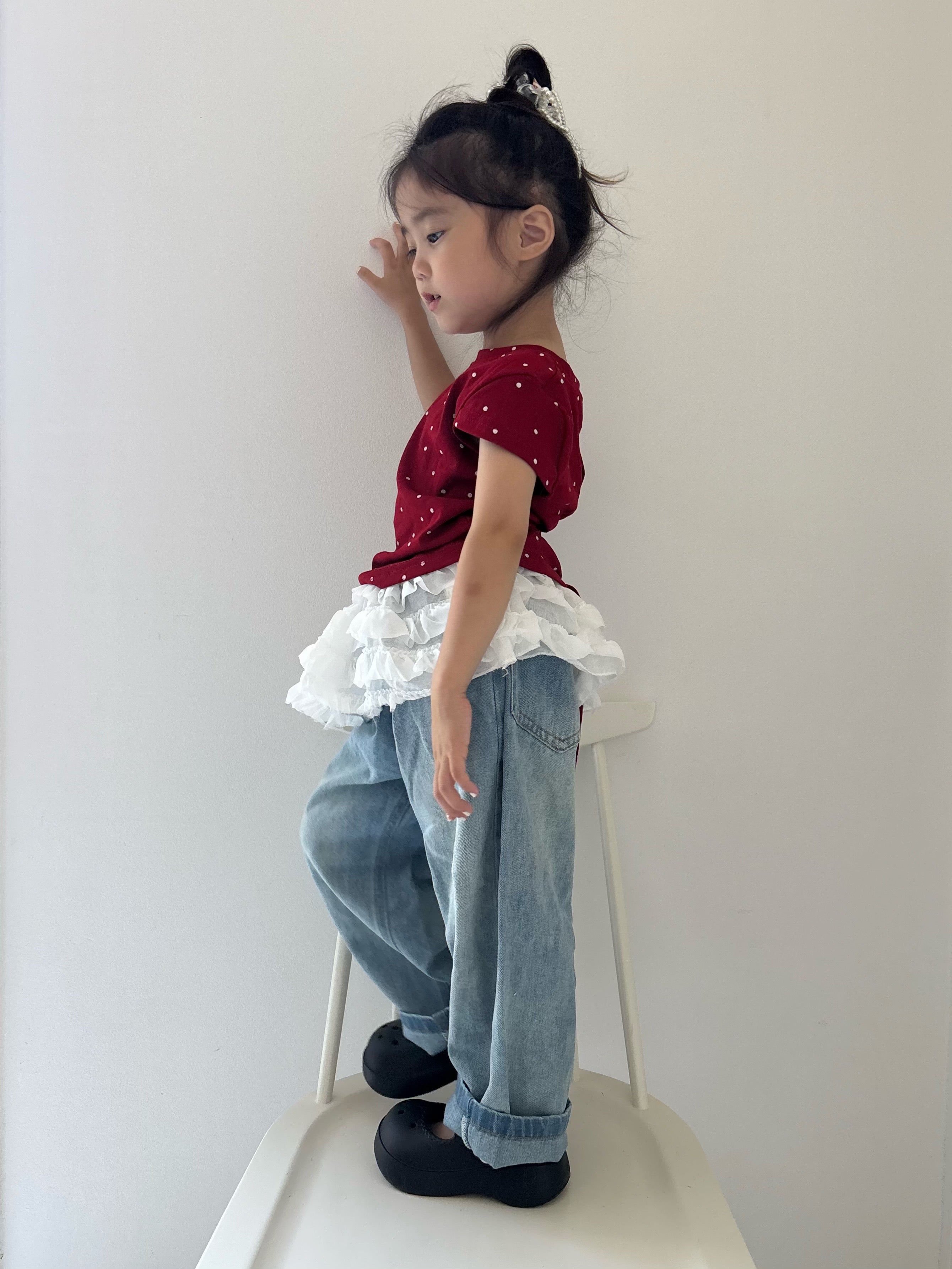 【予約】Back String Dot Tee