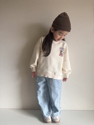 【即納】Stripe Kids Denim