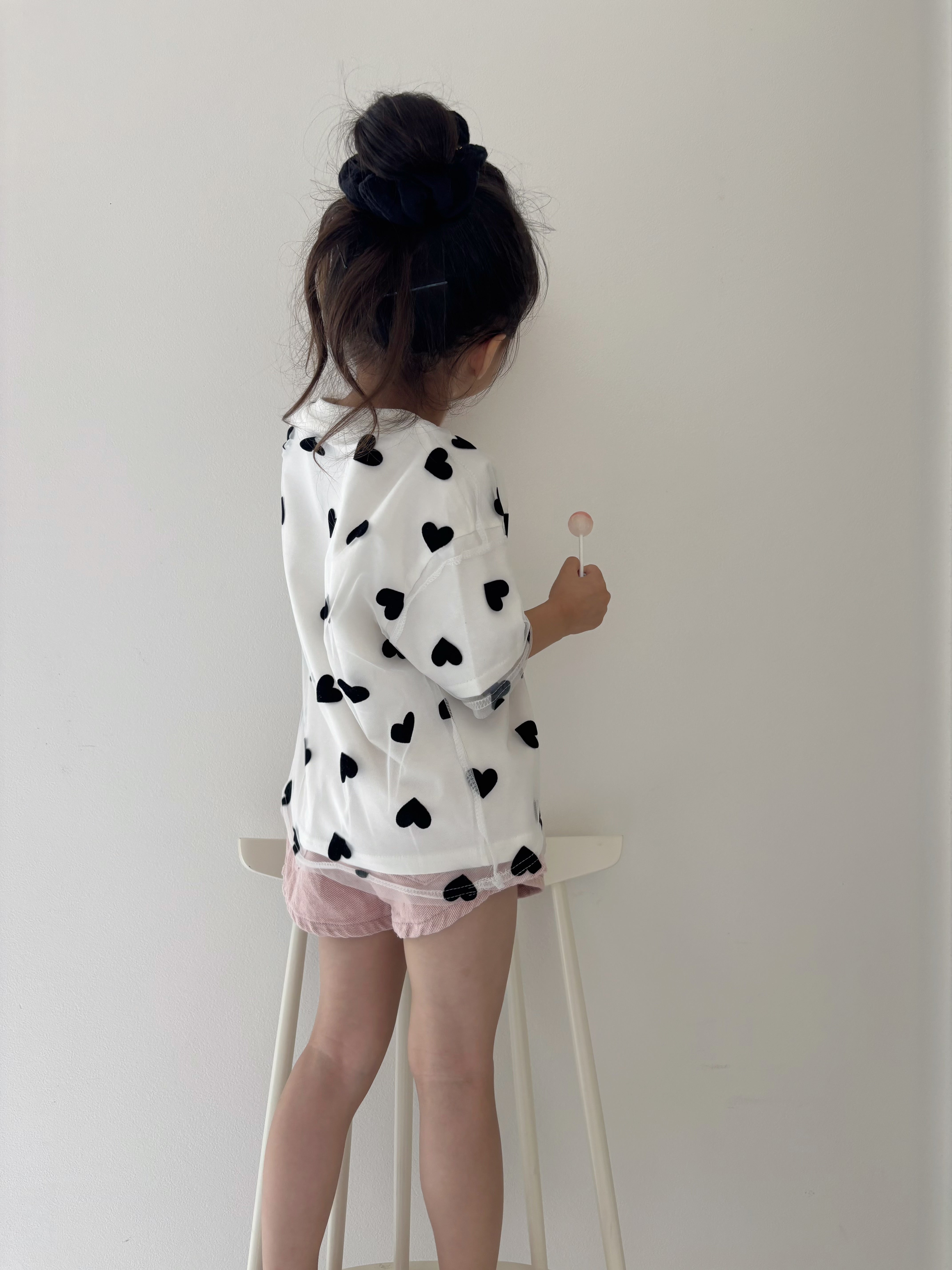 【予約】Heart tulle tee