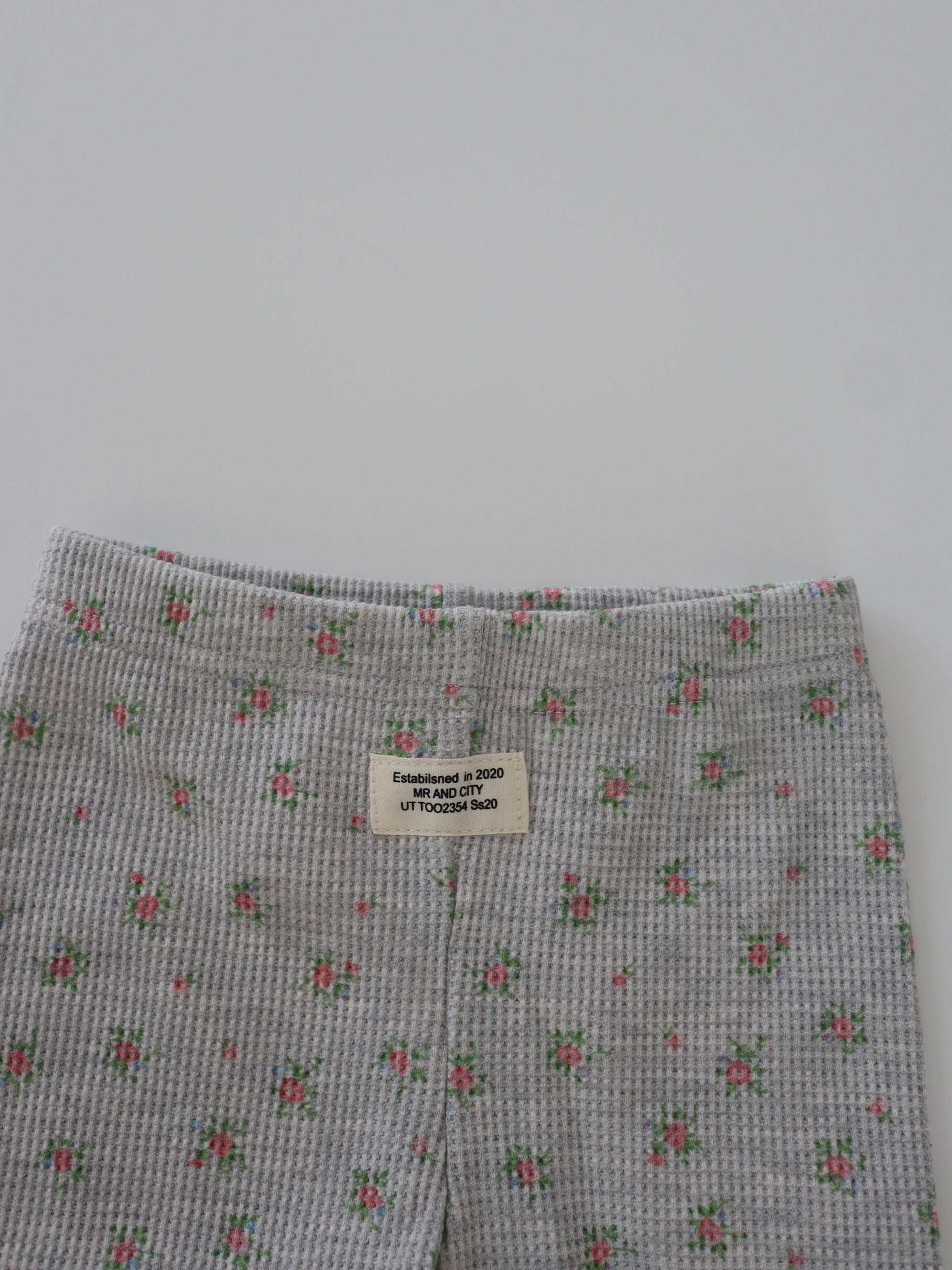 【即納】Waffle Half Leggings
