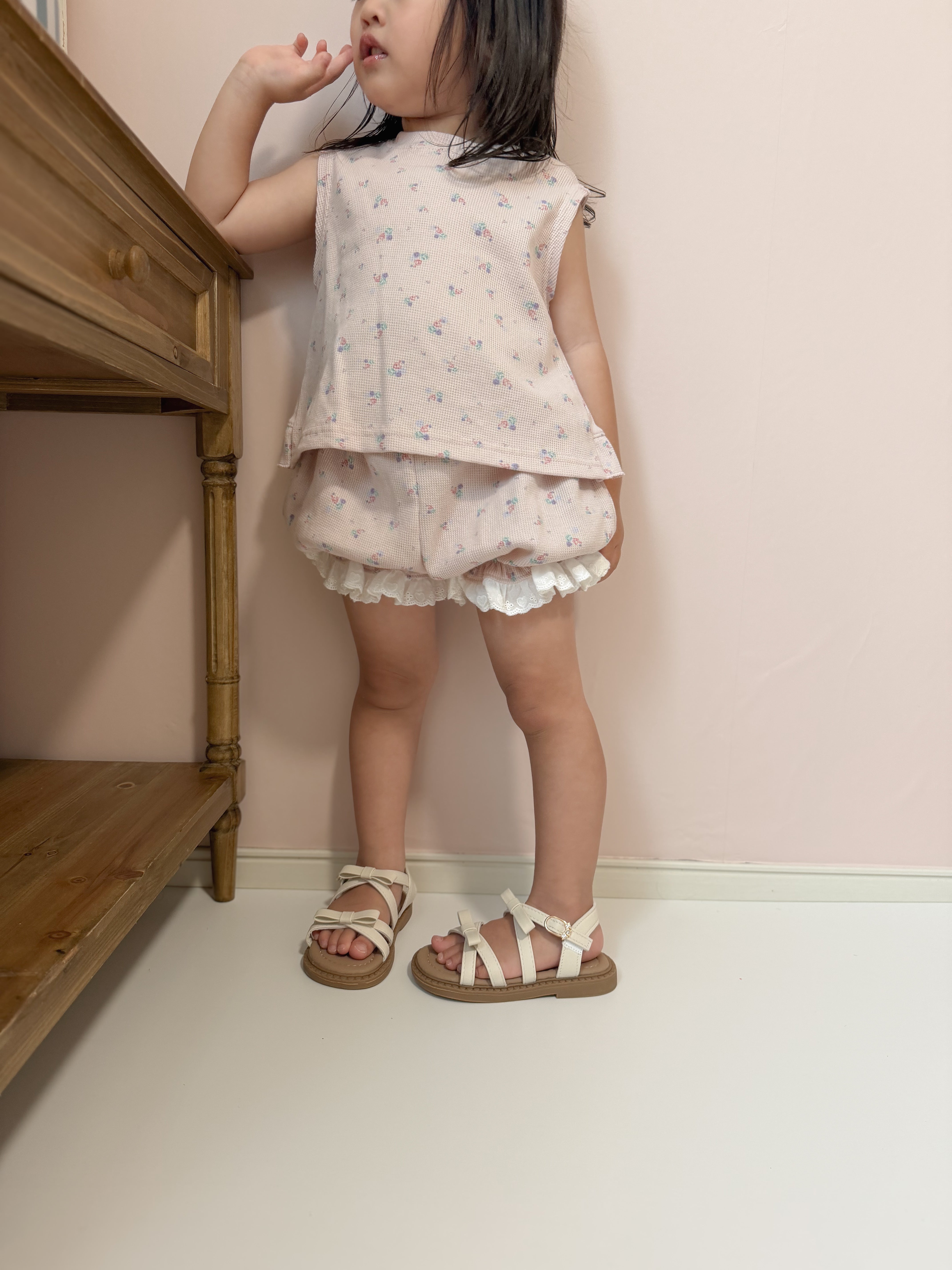 【予約】Waffle flower pants