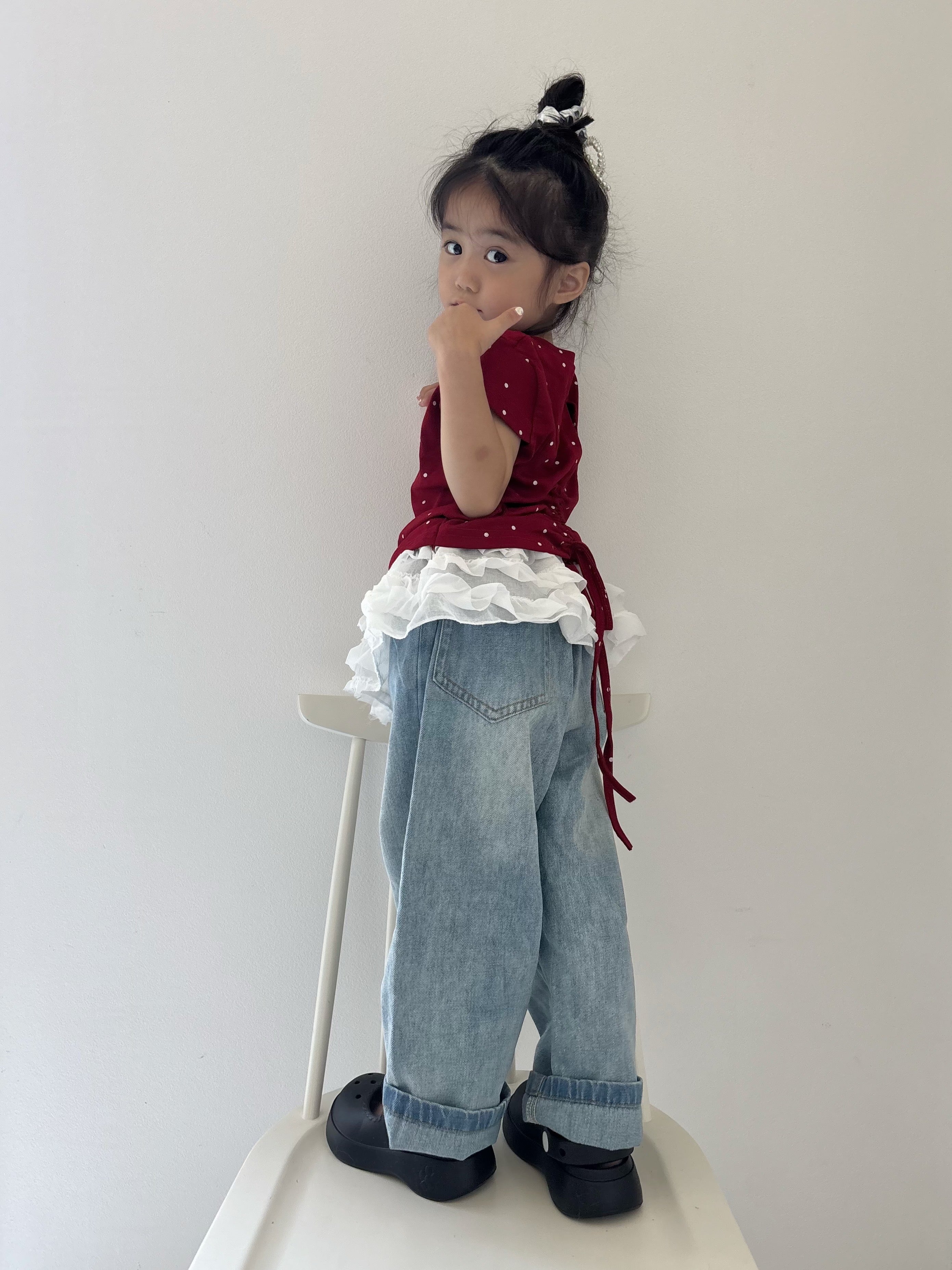 【予約】Back String Dot Tee