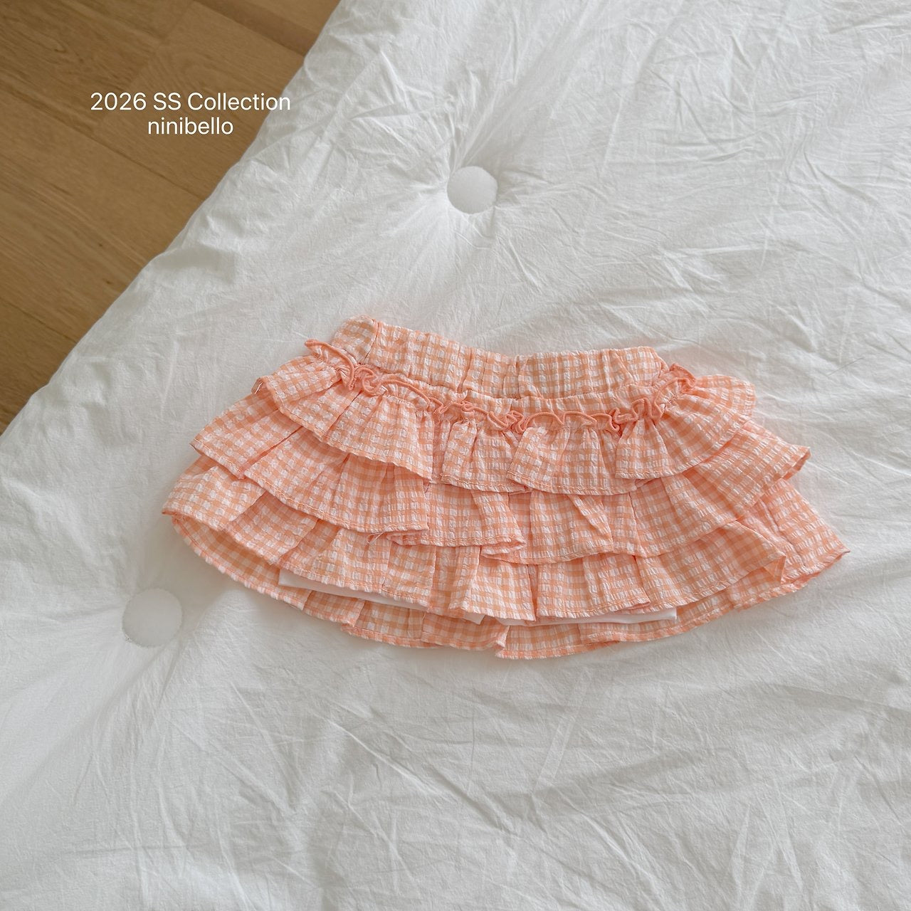 【予約】Gingham Kankan Skirt