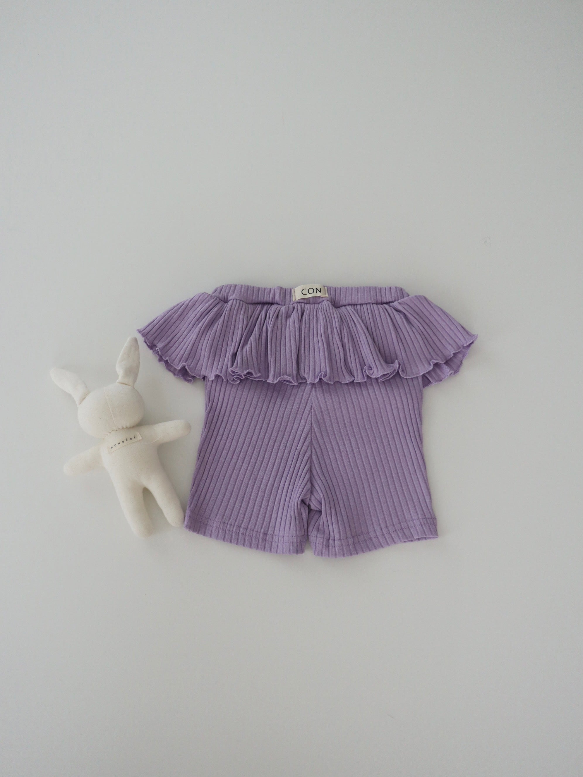 【即納】Frill Rib Leggings