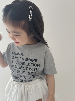 【即納】Minimal Message Tee