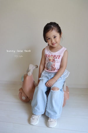 【即納】bunny lace tank
