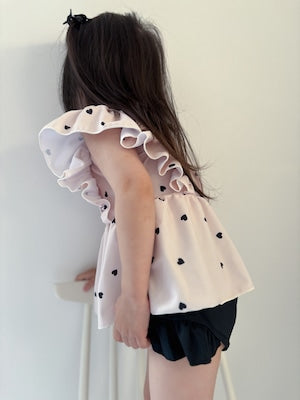 【即納】noir cream frill set