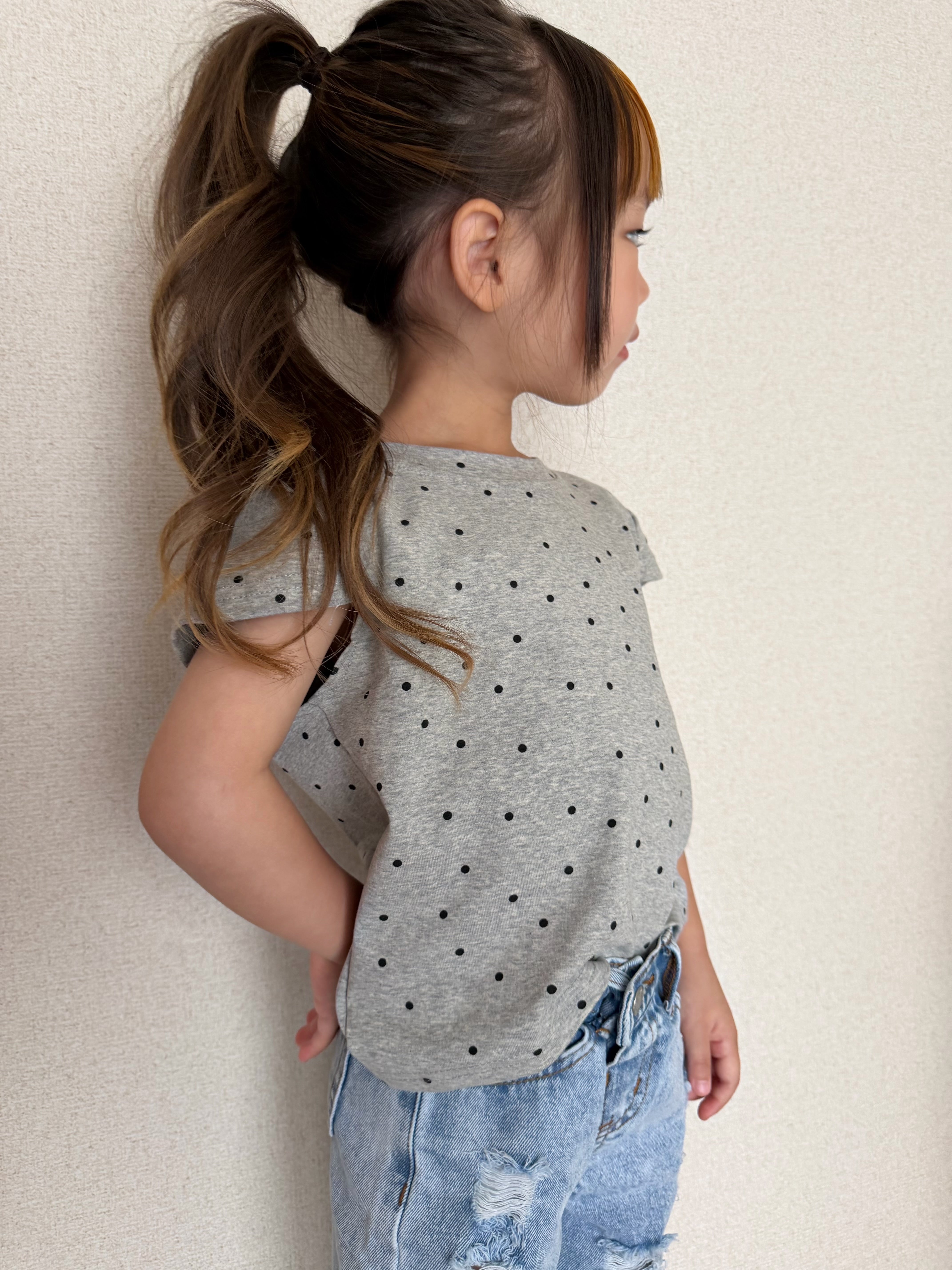 【予約】Back String Dot Tee
