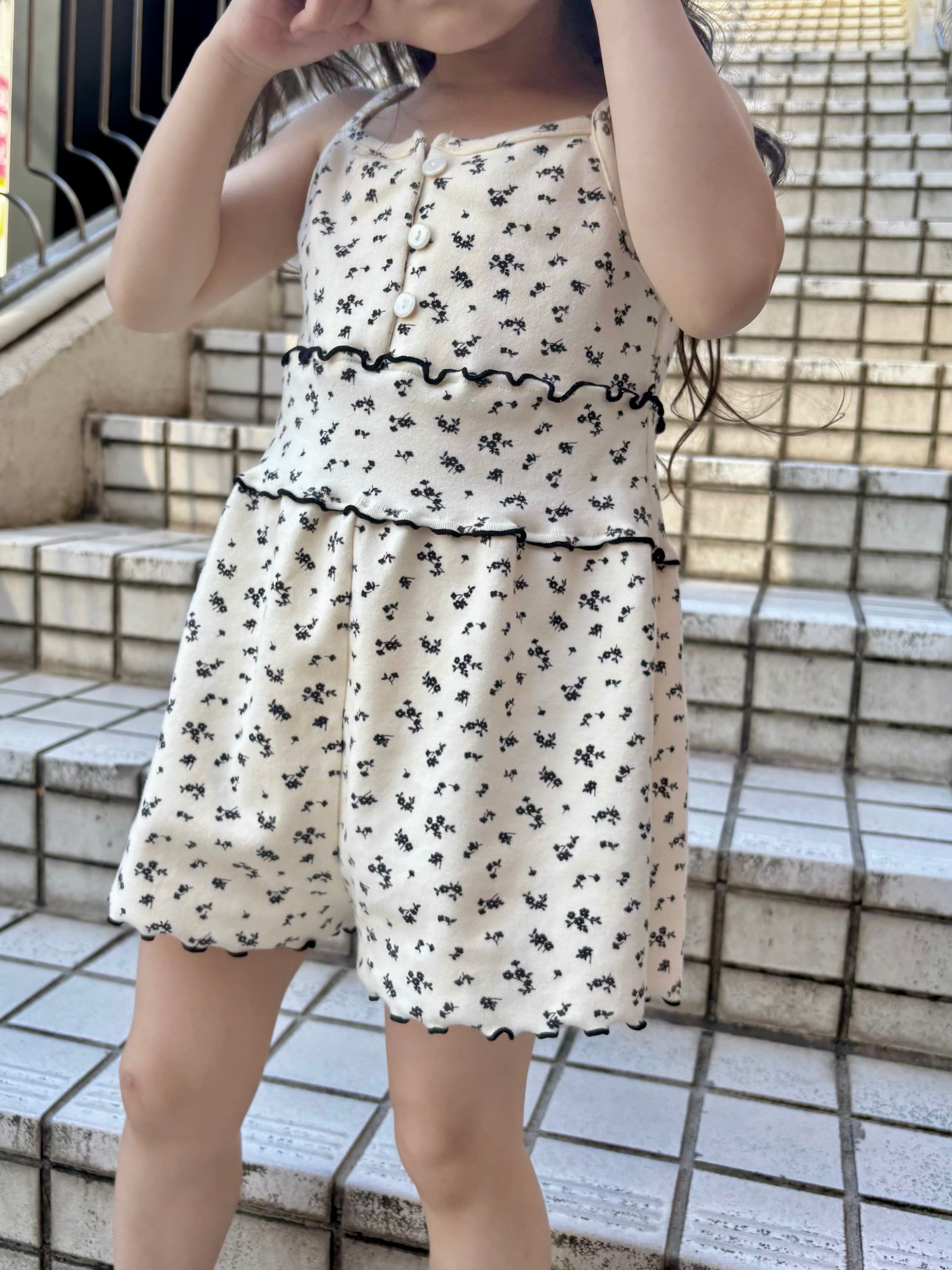 【即納】Daisy Short Jump Suit