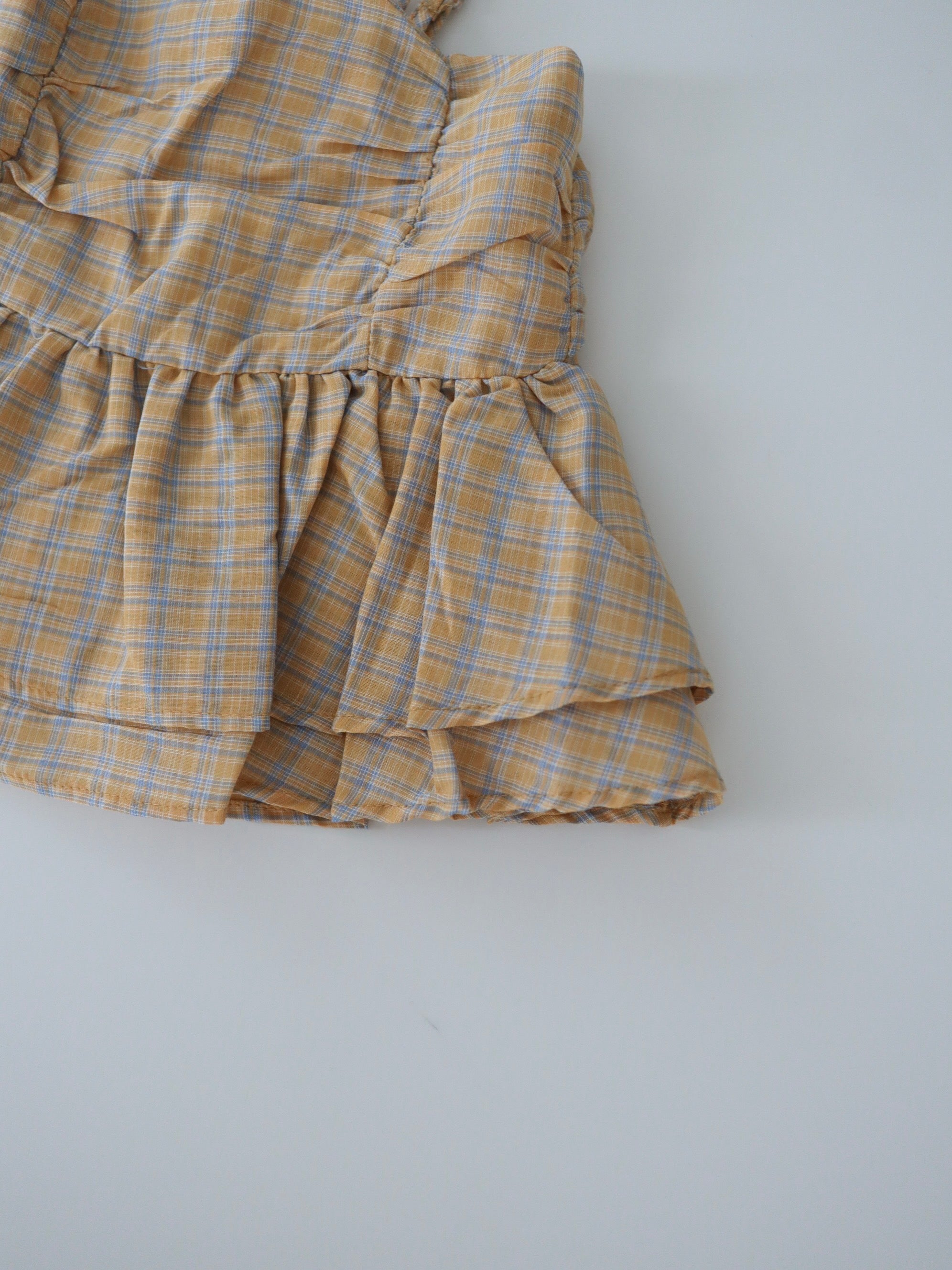 【即納】Lovely Check Bustier Cami
