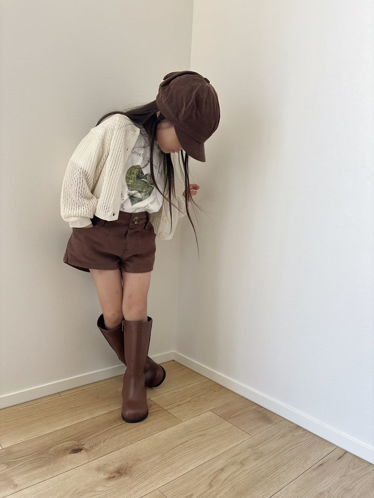 【即納】Choco Heart Corduroy