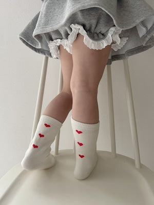 【即納】Sweet Heart Point Socks