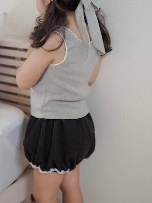 【即納】bunny lace tank