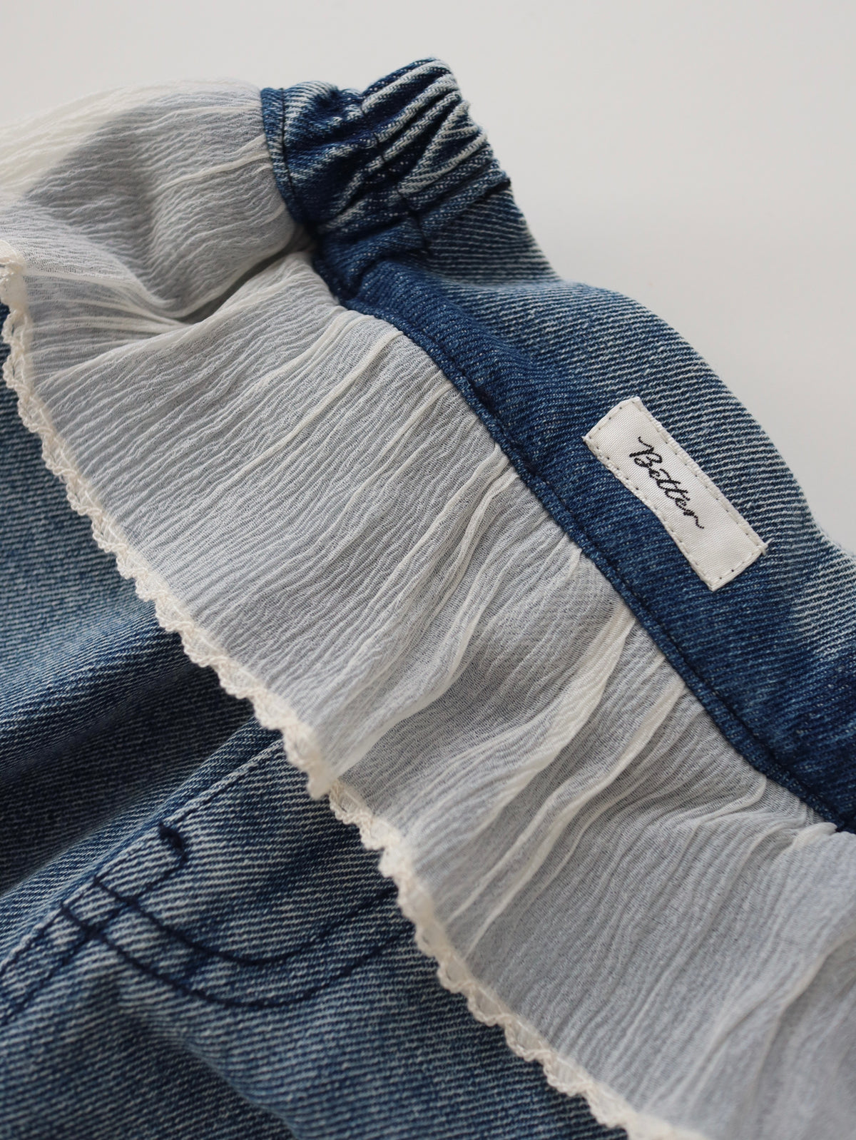 【即納】 Frill Daily Denim