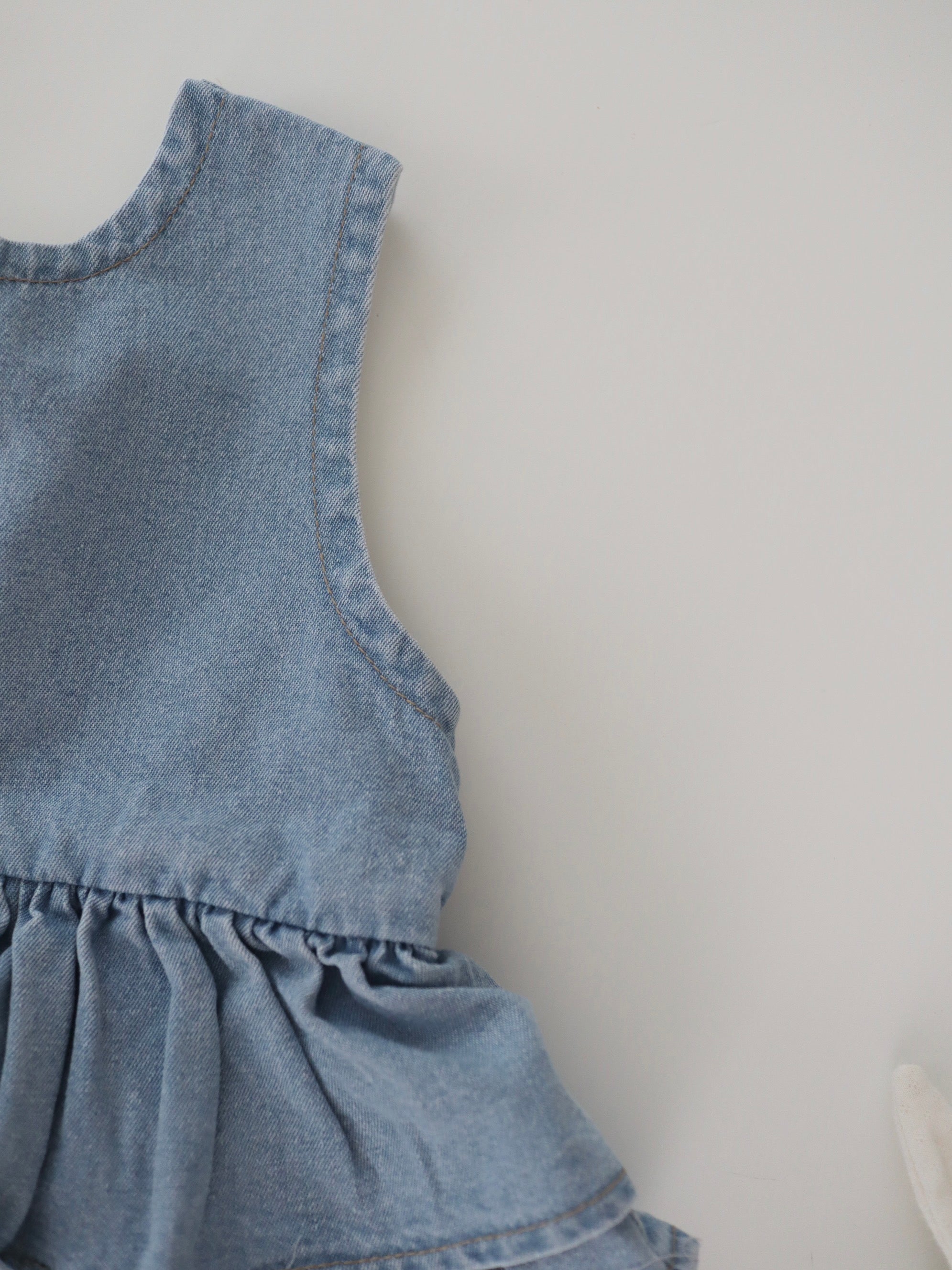 【即納】 Back Ribbon Peplum