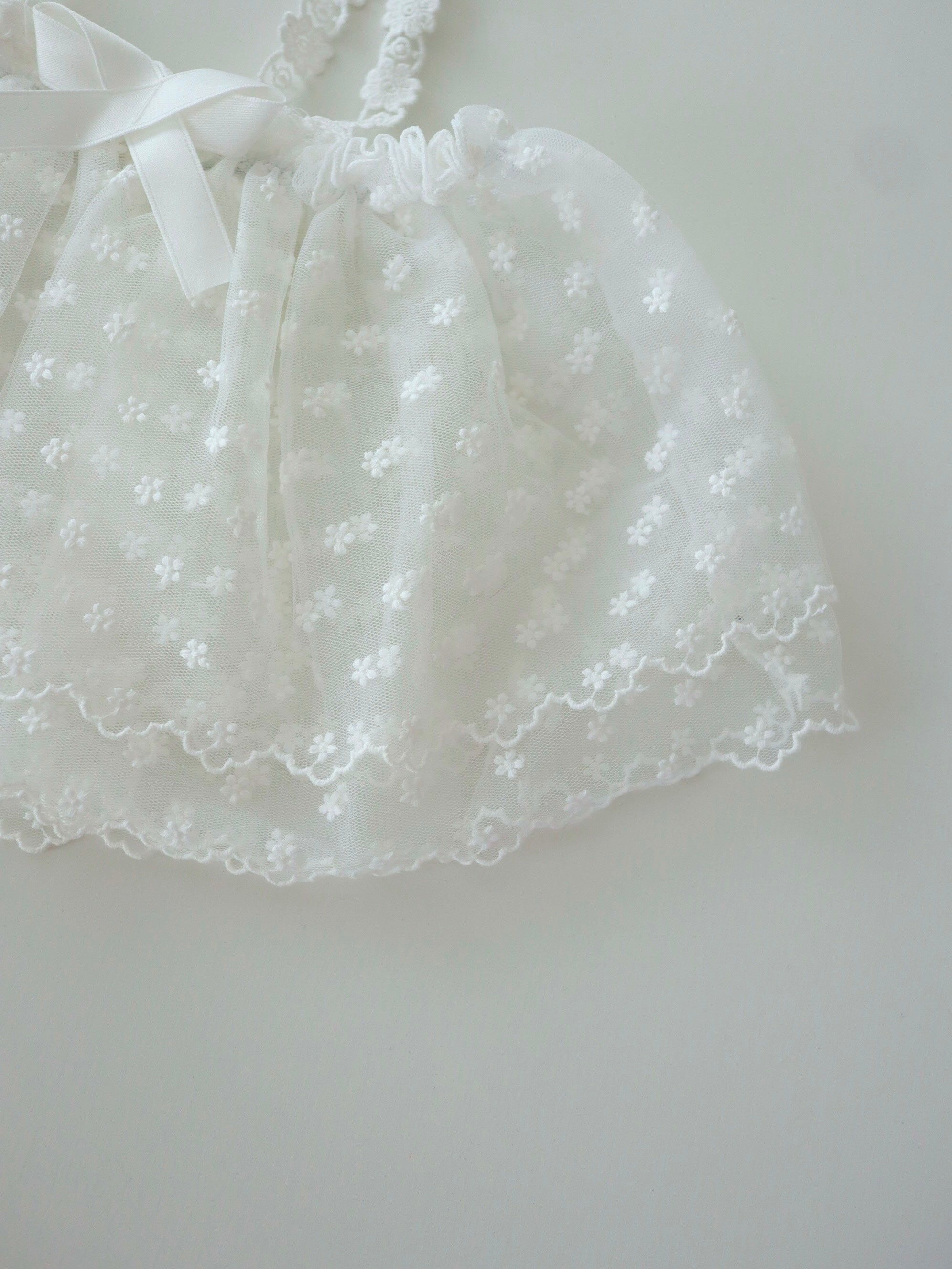 【即納】Lace Flower Bustier