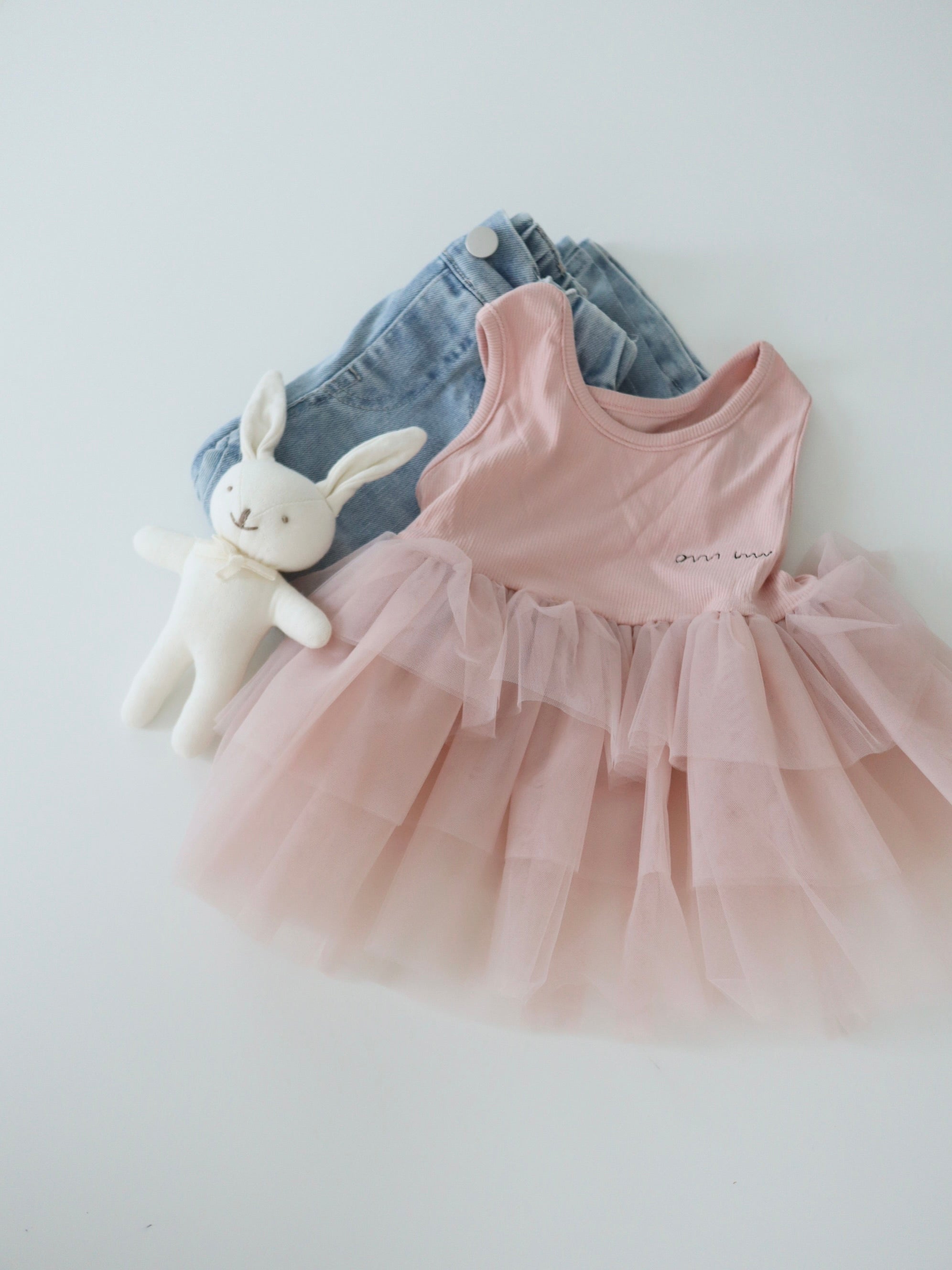 【予約】Baby Pink Tulle Tops