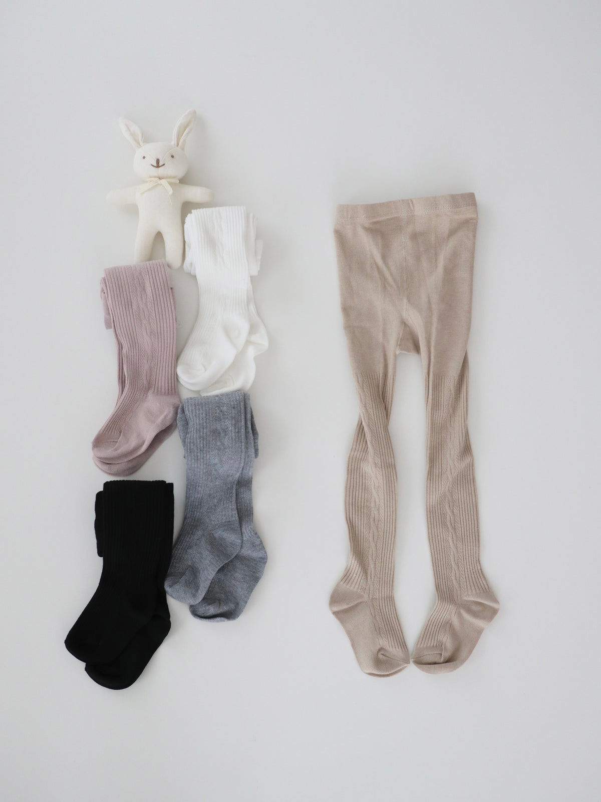 【即納】Cable Knit Tights