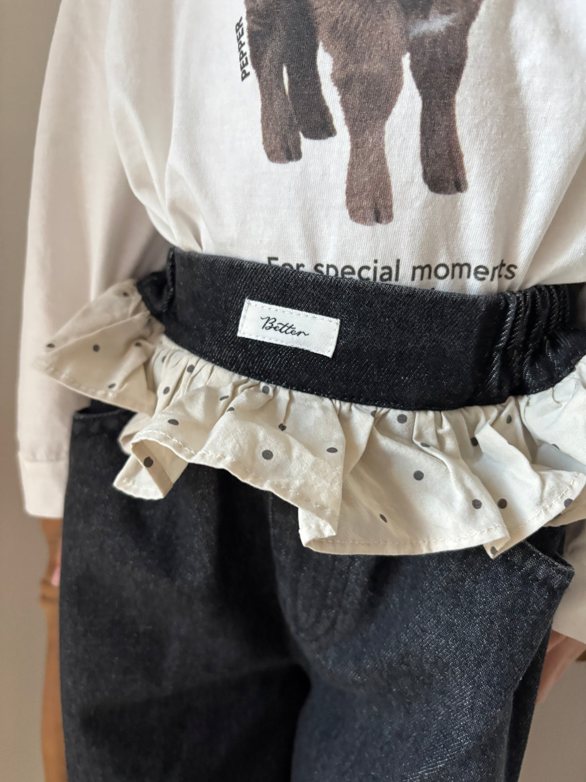 【即納】 Frill Daily Denim