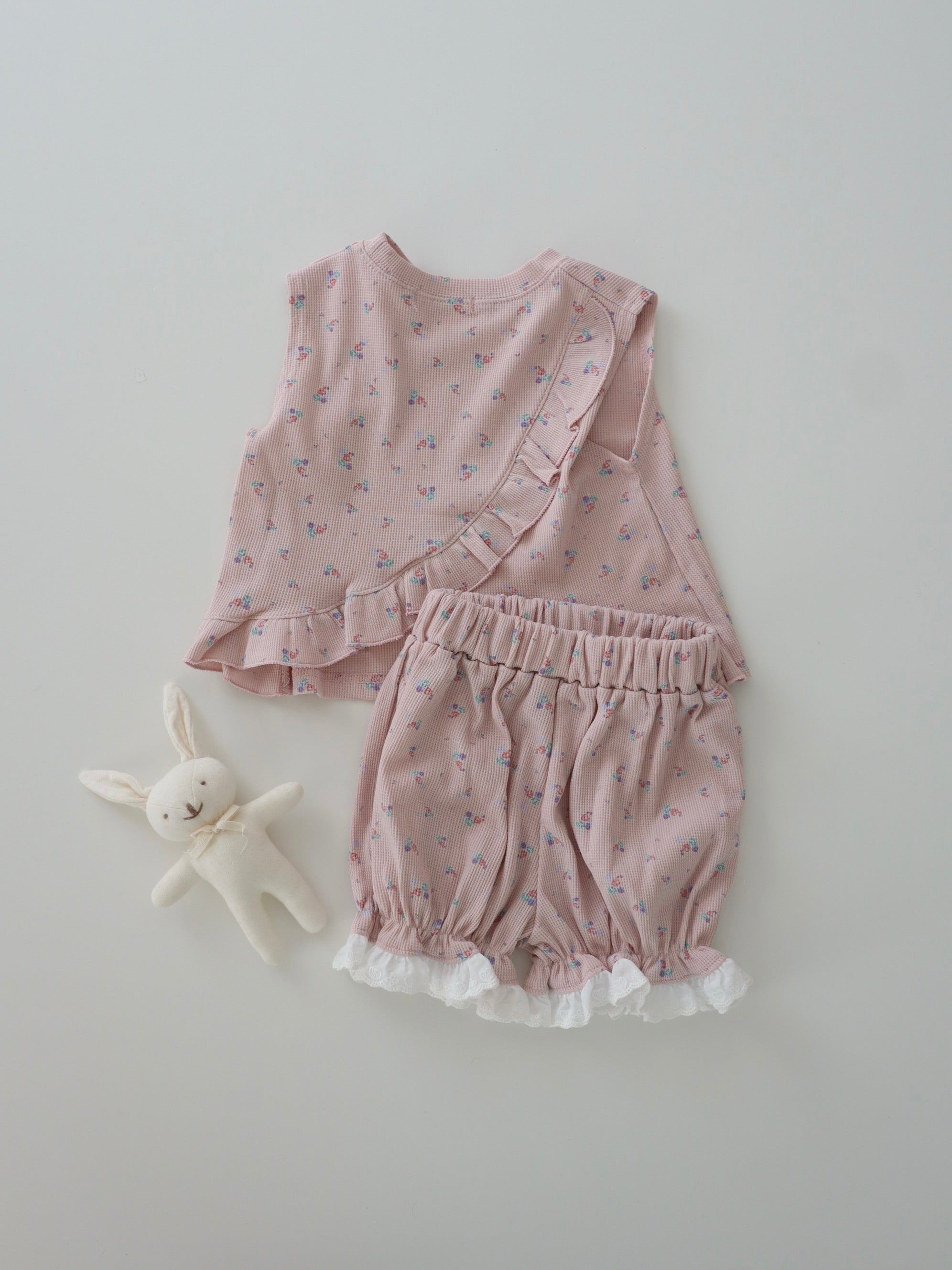 【即納】Waffle flower tee