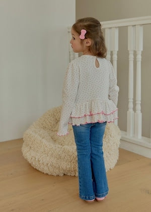 【即納】 Sweet Mellow Frill Tee