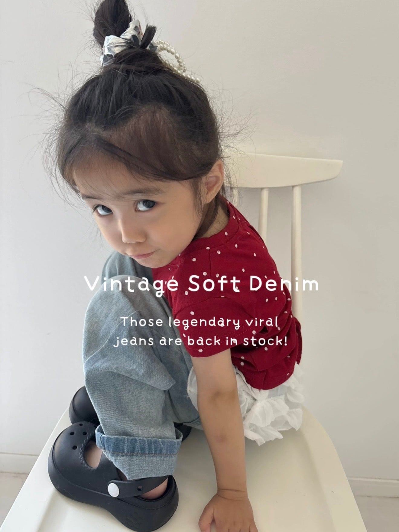 【即納】Vintage Soft Denim