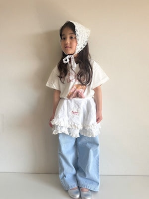 【即納】 Blue Love Wide Jeans