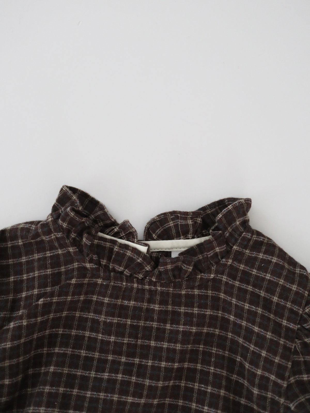 【即納】Brownie Check Blouse