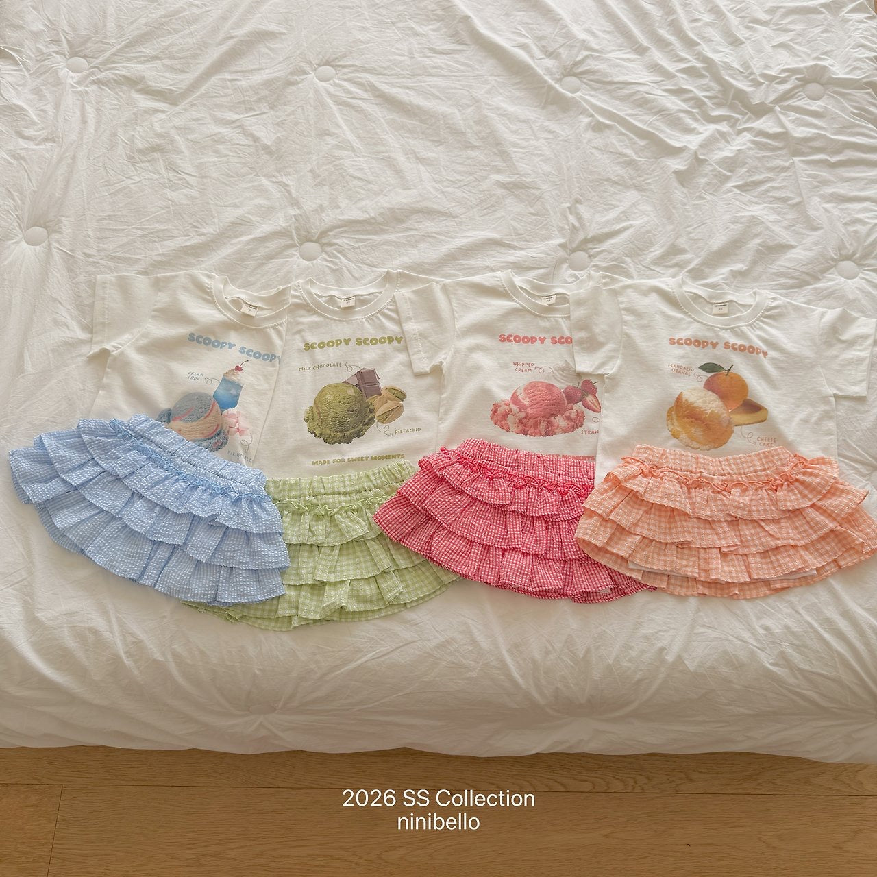 【予約】Gingham Kankan Skirt