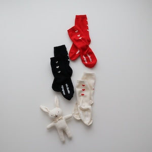 【即納】Sweet Heart Point Socks