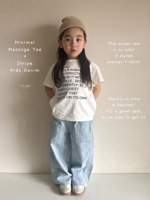 【即納】Minimal Message Tee