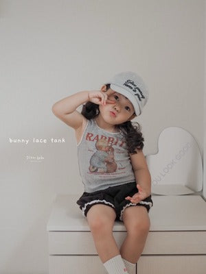 【即納】bunny lace tank