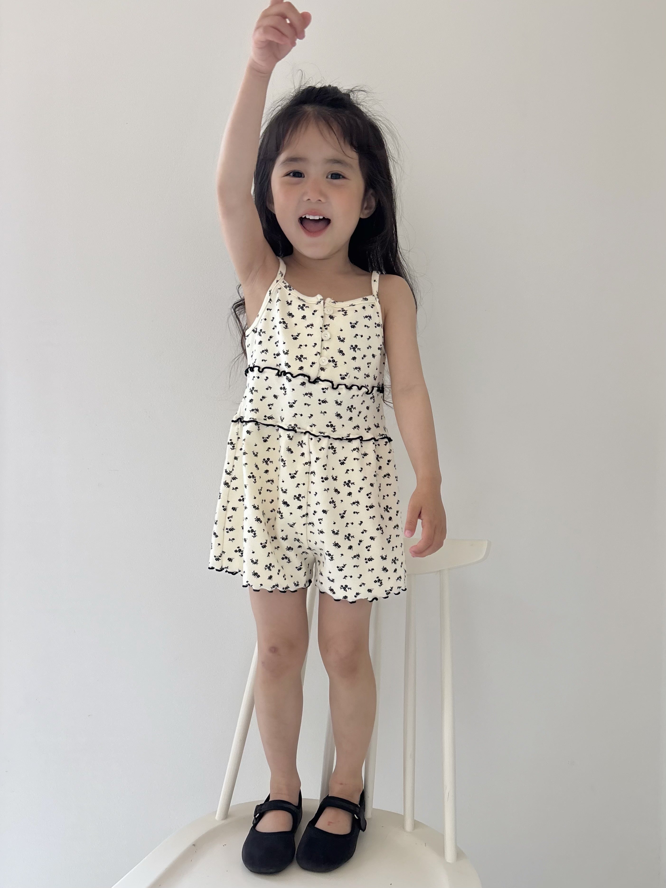 【即納】Daisy Short Jump Suit