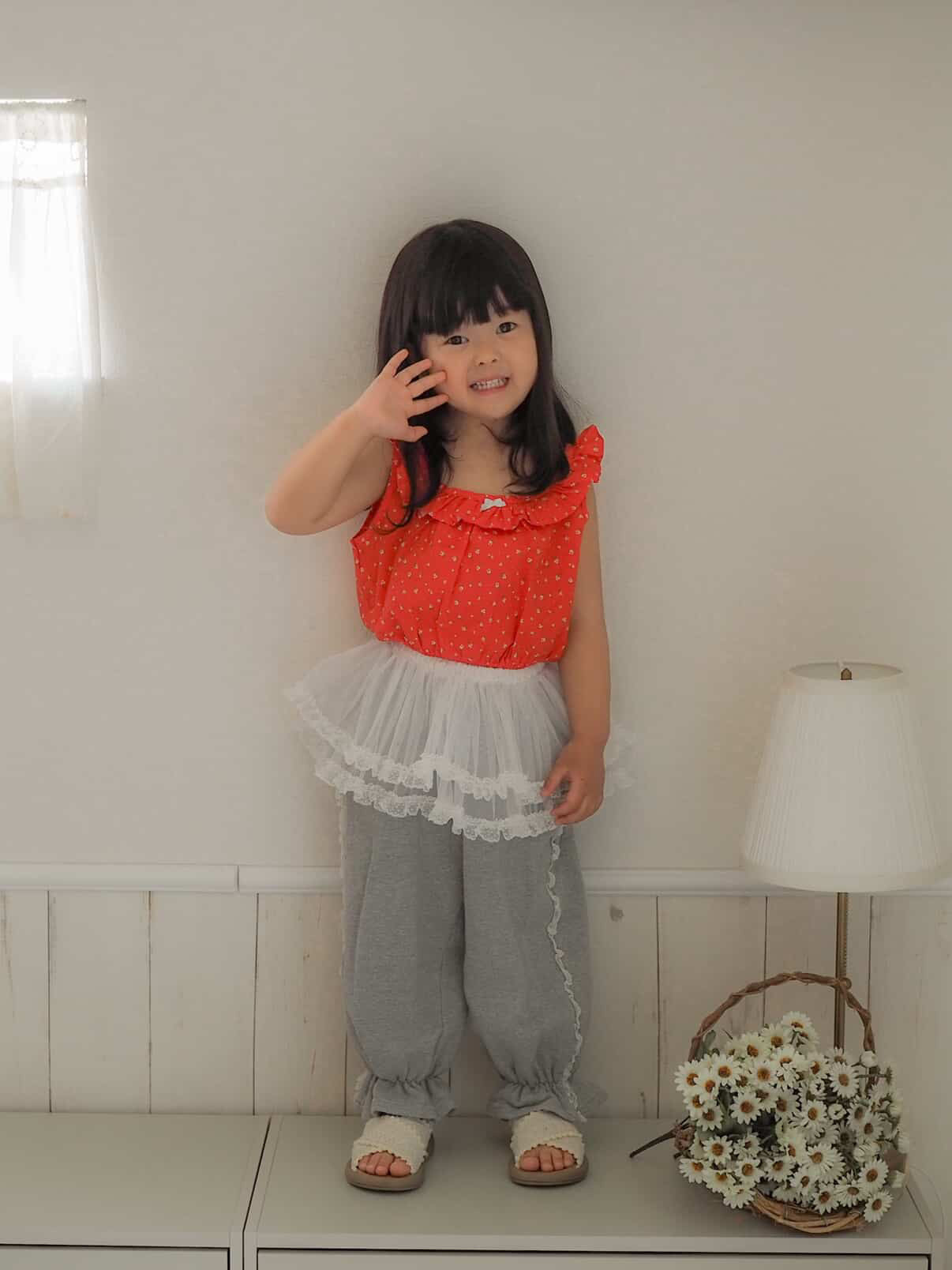 【即納】Sunny Bloom Frill Blouse