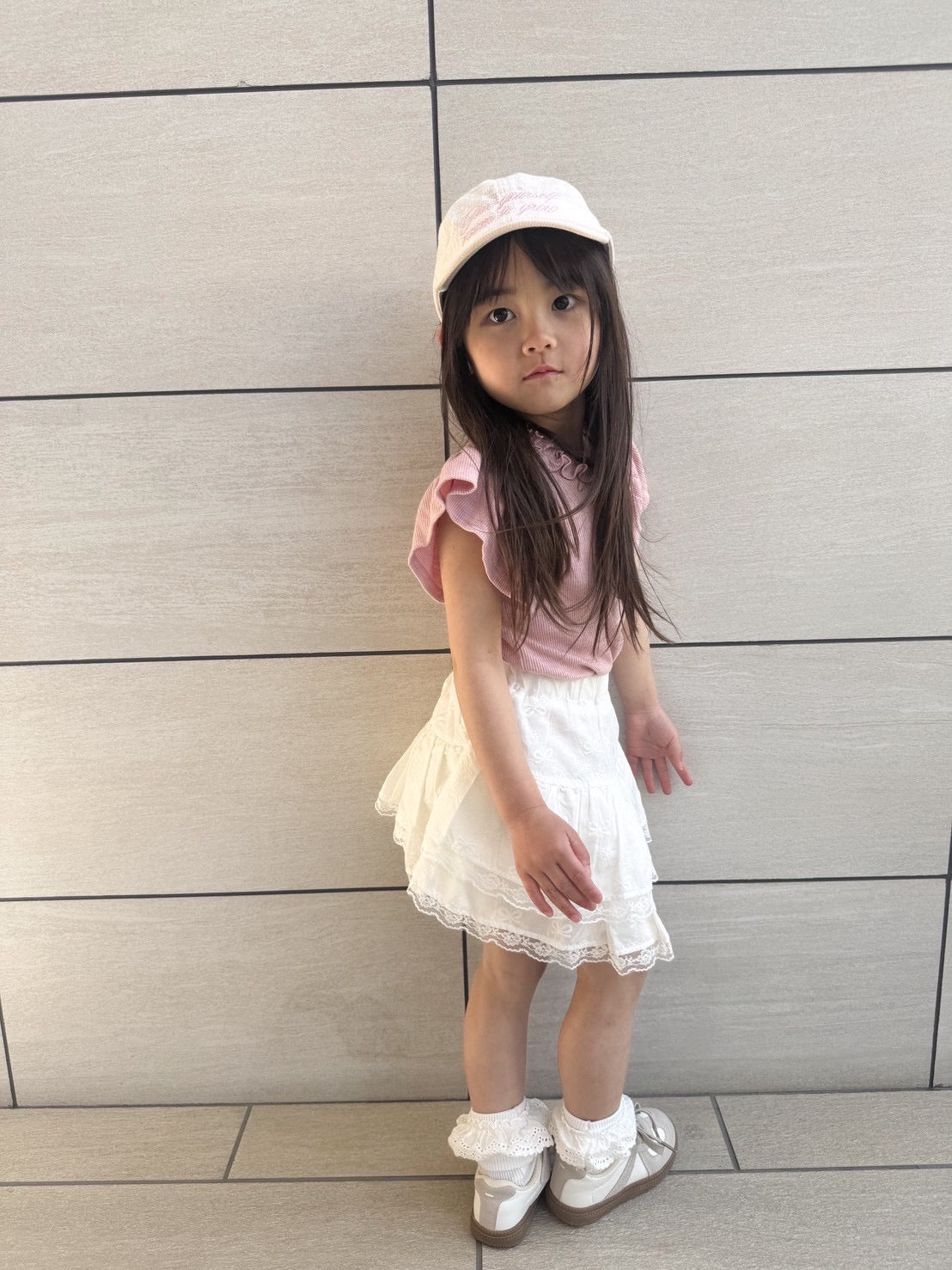 【即納】Pure Ribbon Embroidery Skirt