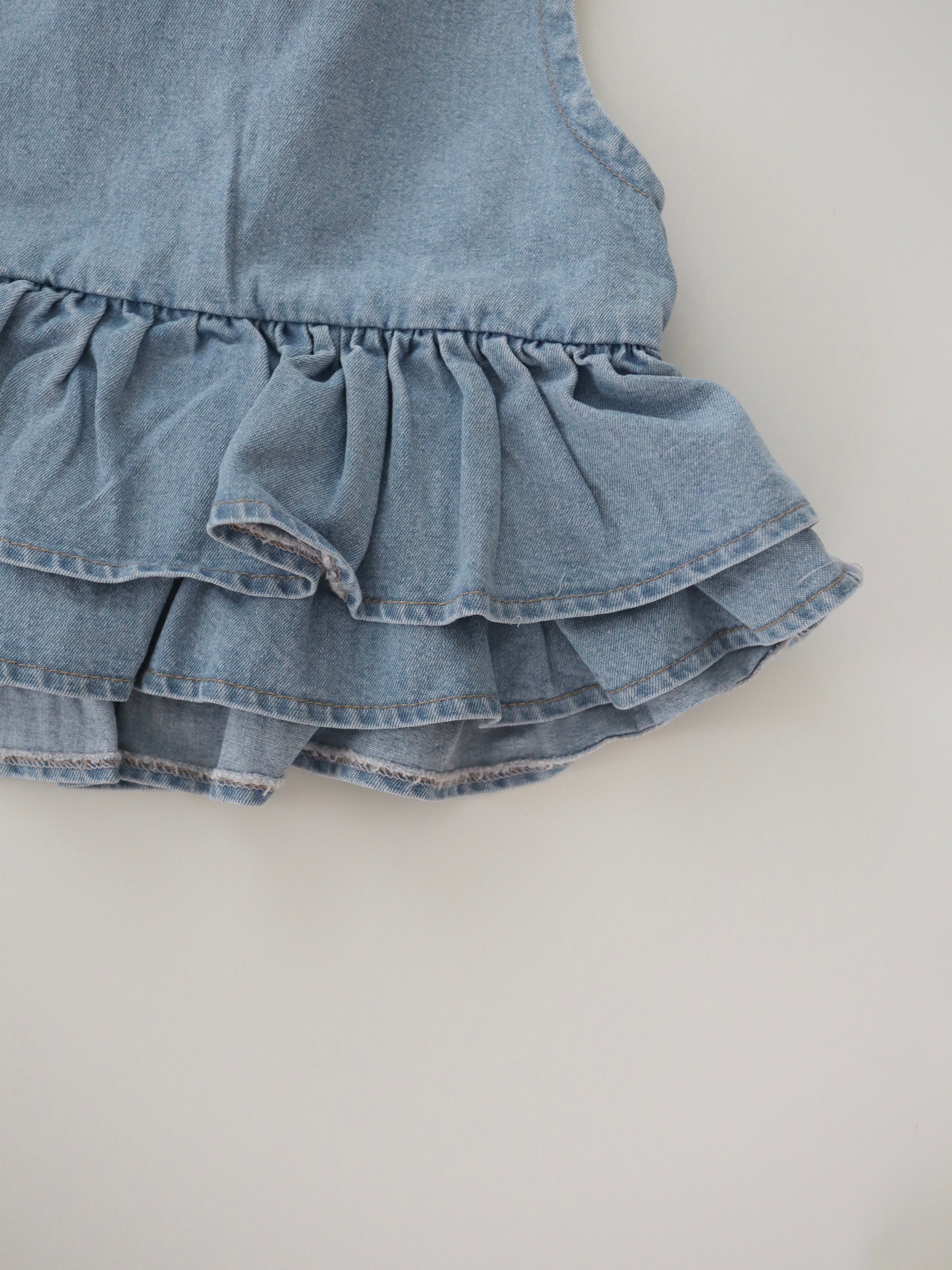 【即納】 Back Ribbon Peplum