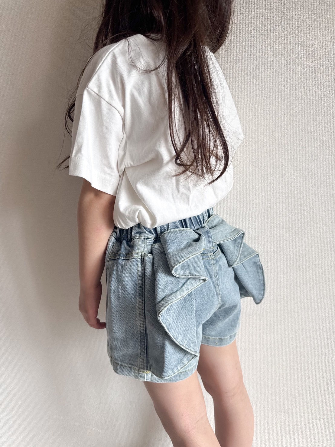 【即納】Ribbon Charm Denim