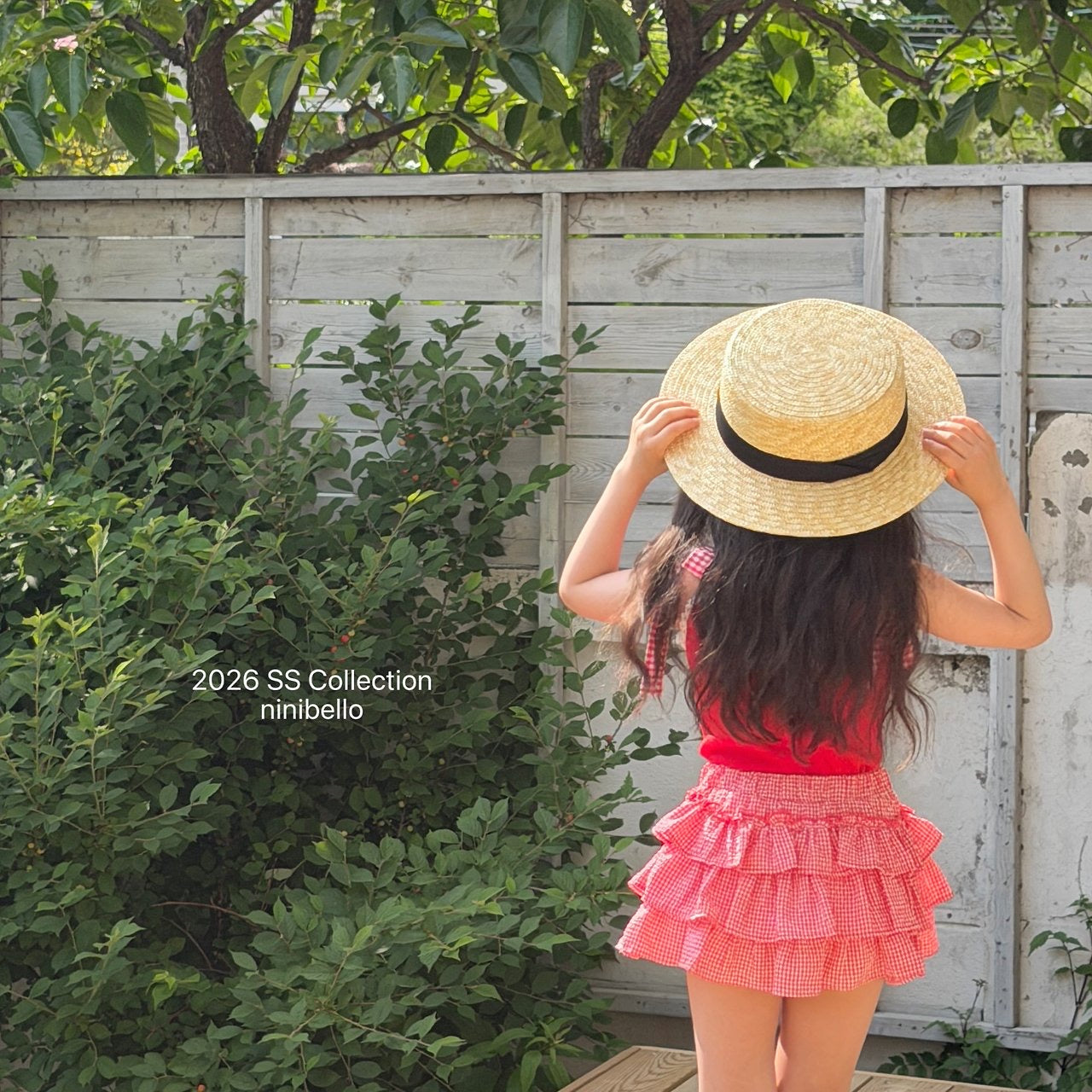 【予約】Gingham Kankan Skirt