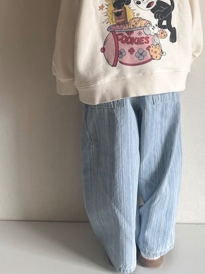 【即納】Stripe Kids Denim