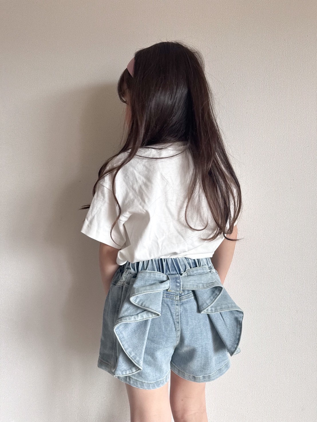 【即納】Ribbon Charm Denim
